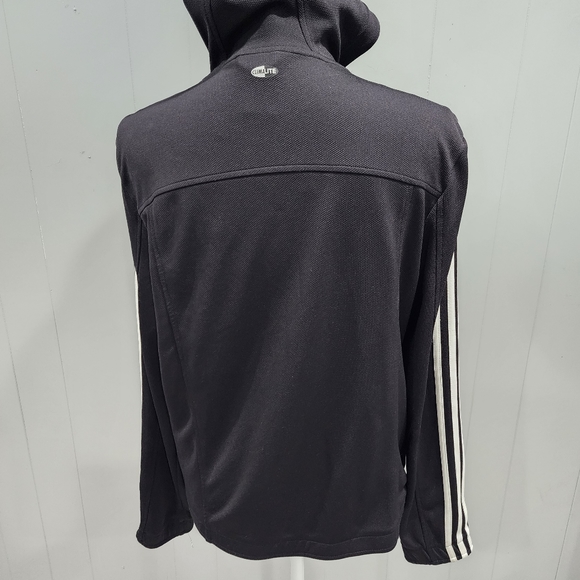 Adidas Womens M Black Full Zip Hoodie - Picture 3 of 4